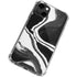 Black Marble Ink iPhone 14 Clear Case